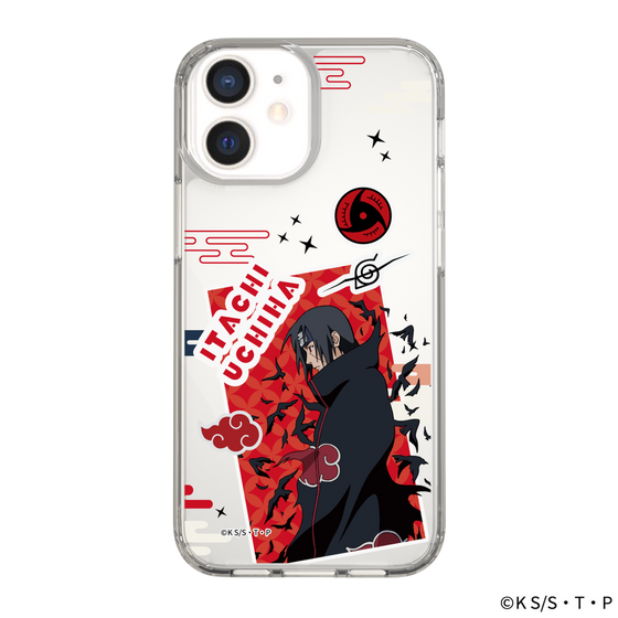 スリムプロテクションケース［ NARUTO -ナルト- 疾風伝 - ステッカー - うちはイタチ ］