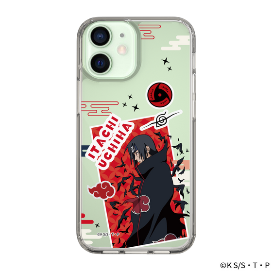 スリムプロテクションケース［ NARUTO -ナルト- 疾風伝 - ステッカー - うちはイタチ ］