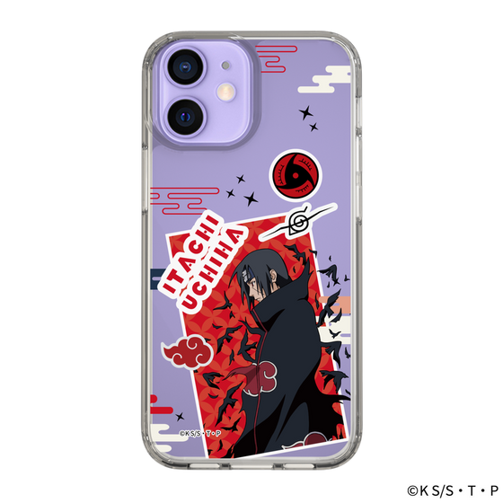 スリムプロテクションケース［ NARUTO -ナルト- 疾風伝 - ステッカー - うちはイタチ ］