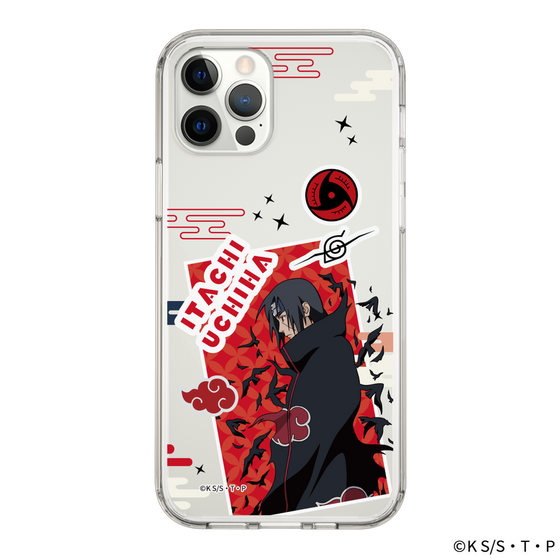 スリムプロテクションケース［ NARUTO -ナルト- 疾風伝 - ステッカー - うちはイタチ ］