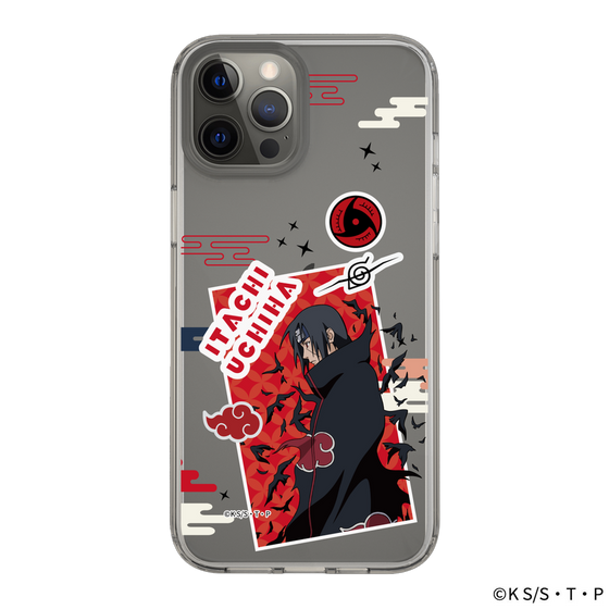 スリムプロテクションケース［ NARUTO -ナルト- 疾風伝 - ステッカー - うちはイタチ ］