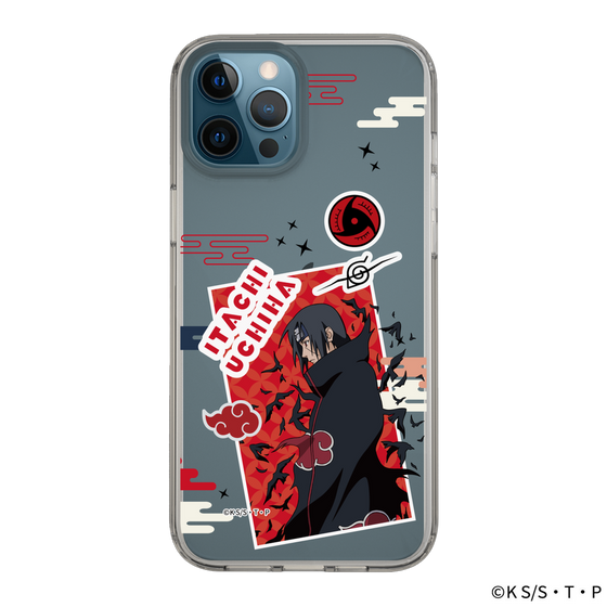 スリムプロテクションケース［ NARUTO -ナルト- 疾風伝 - ステッカー - うちはイタチ ］