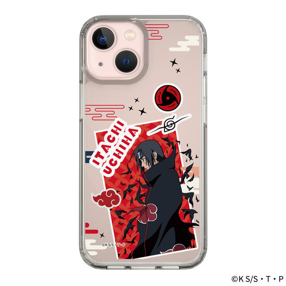 スリムプロテクションケース［ NARUTO-ナルト- 疾風伝 - ステッカー - うちはイタチ ］