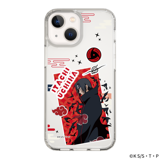 スリムプロテクションケース［ NARUTO -ナルト- 疾風伝 - ステッカー - うちはイタチ ］