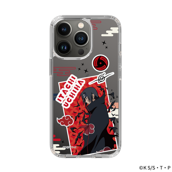 スリムプロテクションケース［ NARUTO -ナルト- 疾風伝 - ステッカー - うちはイタチ ］