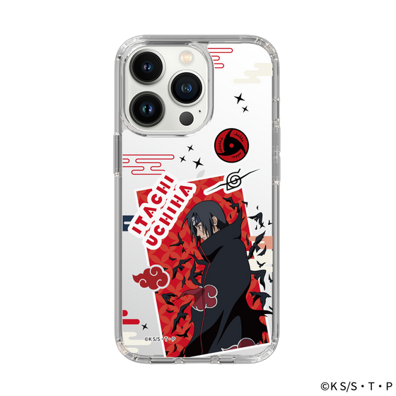 スリムプロテクションケース［ NARUTO -ナルト- 疾風伝 - ステッカー - うちはイタチ ］