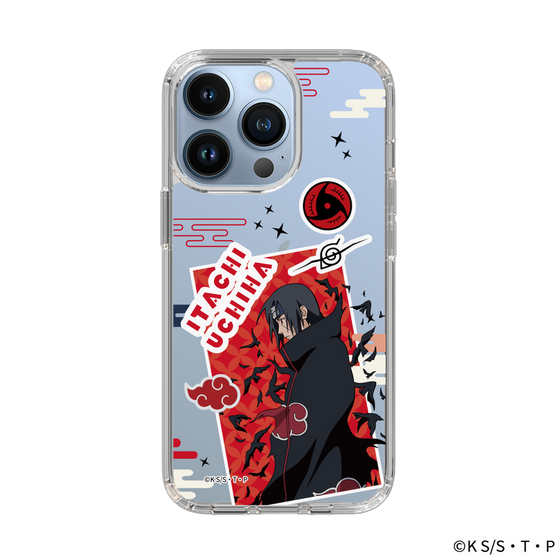 スリムプロテクションケース［ NARUTO -ナルト- 疾風伝 - ステッカー - うちはイタチ ］