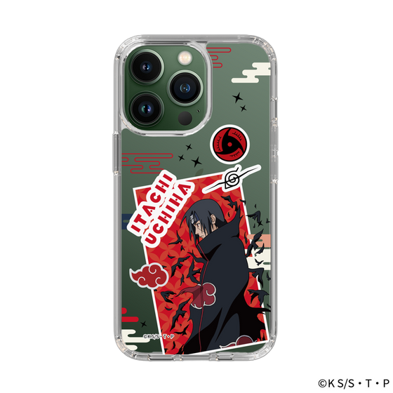 スリムプロテクションケース［ NARUTO -ナルト- 疾風伝 - ステッカー - うちはイタチ ］