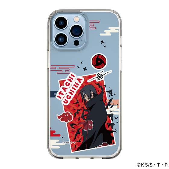 スリムプロテクションケース［ NARUTO -ナルト- 疾風伝 - ステッカー - うちはイタチ ］