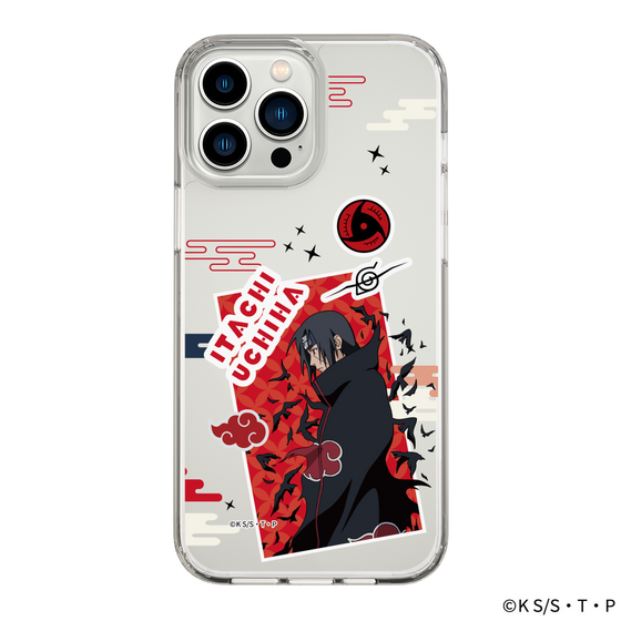 スリムプロテクションケース［ NARUTO -ナルト- 疾風伝 - ステッカー - うちはイタチ ］