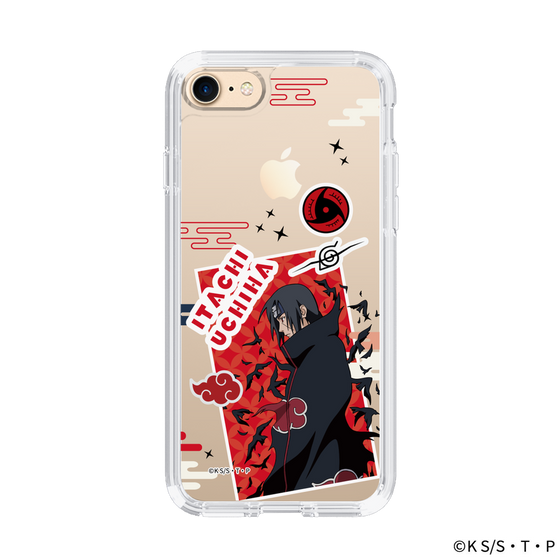 スリムプロテクションケース［ NARUTO -ナルト- 疾風伝 - ステッカー - うちはイタチ ］