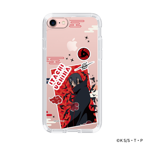 スリムプロテクションケース［ NARUTO -ナルト- 疾風伝 - ステッカー - うちはイタチ ］