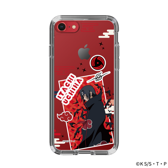 スリムプロテクションケース［ NARUTO -ナルト- 疾風伝 - ステッカー - うちはイタチ ］