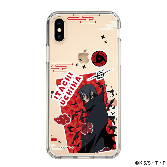 スリムプロテクションケース［ NARUTO -ナルト- 疾風伝 - ステッカー - うちはイタチ ］