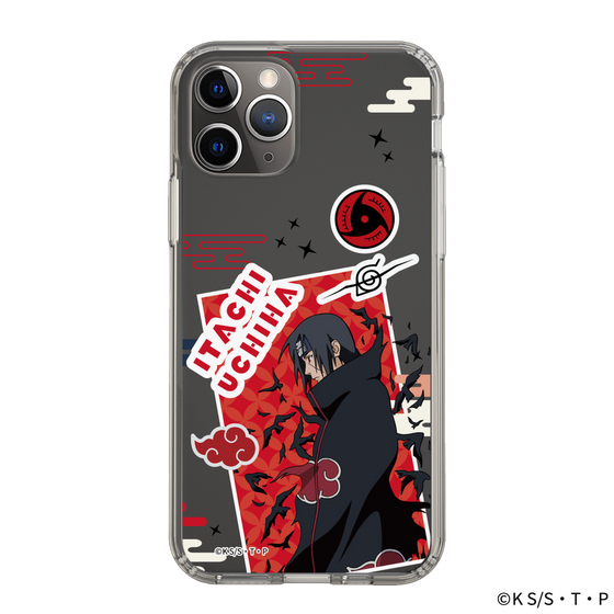 スリムプロテクションケース［ NARUTO -ナルト- 疾風伝 - ステッカー - うちはイタチ ］