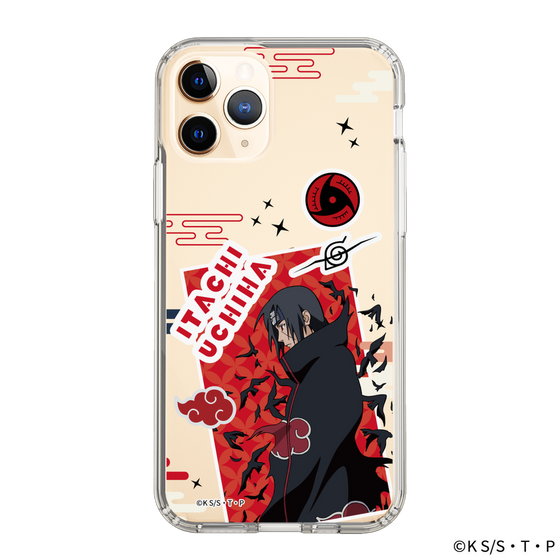 スリムプロテクションケース［ NARUTO -ナルト- 疾風伝 - ステッカー - うちはイタチ ］