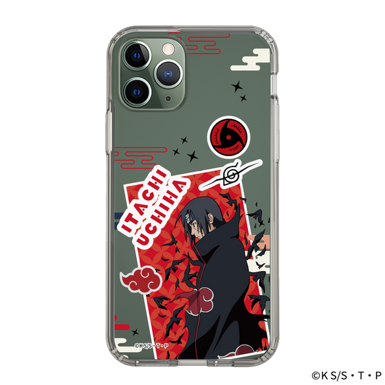 スリムプロテクションケース［ NARUTO -ナルト- 疾風伝 - ステッカー - うちはイタチ ］