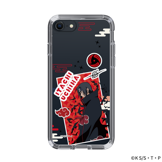 スリムプロテクションケース［ NARUTO -ナルト- 疾風伝 - ステッカー - うちはイタチ ］