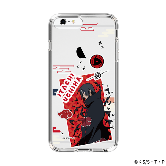 スリムプロテクションケース［ NARUTO-ナルト- 疾風伝 - ステッカー - うちはイタチ ］