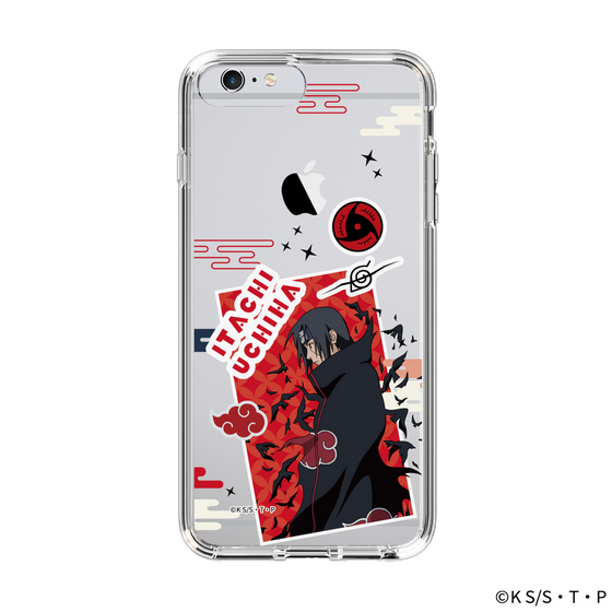 スリムプロテクションケース［ NARUTO -ナルト- 疾風伝 - ステッカー - うちはイタチ ］