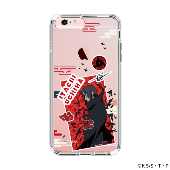 スリムプロテクションケース［ NARUTO -ナルト- 疾風伝 - ステッカー - うちはイタチ ］