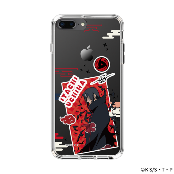 スリムプロテクションケース［ NARUTO -ナルト- 疾風伝 - ステッカー - うちはイタチ ］