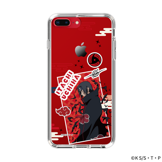 スリムプロテクションケース［ NARUTO -ナルト- 疾風伝 - ステッカー - うちはイタチ ］