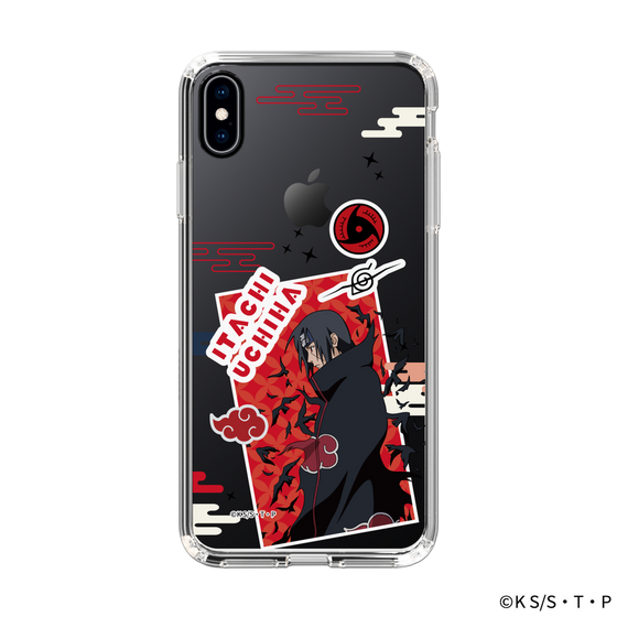 スリムプロテクションケース［ NARUTO -ナルト- 疾風伝 - ステッカー - うちはイタチ ］