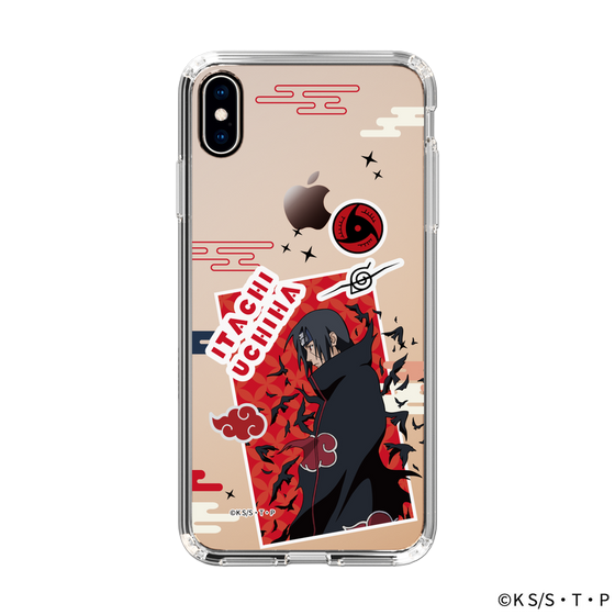 スリムプロテクションケース［ NARUTO -ナルト- 疾風伝 - ステッカー - うちはイタチ ］