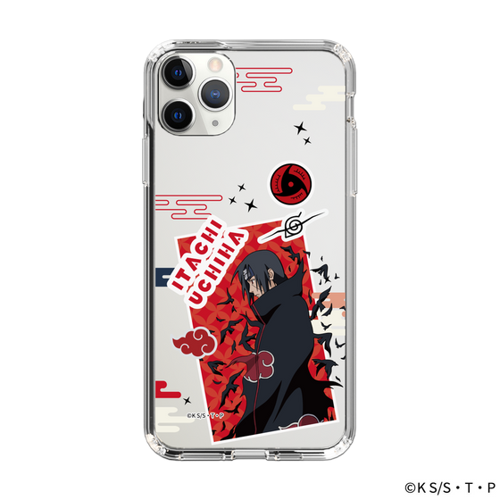 スリムプロテクションケース［ NARUTO-ナルト- 疾風伝 - ステッカー - うちはイタチ ］