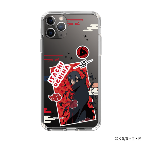 スリムプロテクションケース［ NARUTO -ナルト- 疾風伝 - ステッカー - うちはイタチ ］