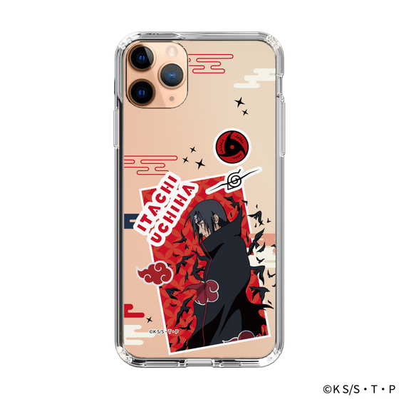 スリムプロテクションケース［ NARUTO -ナルト- 疾風伝 - ステッカー - うちはイタチ ］