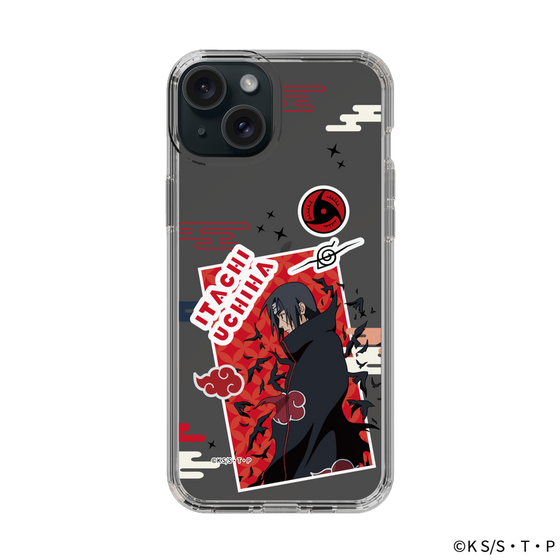 スリムプロテクションケース［ NARUTO -ナルト- 疾風伝 - ステッカー - うちはイタチ ］