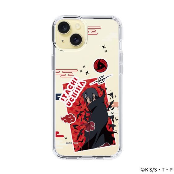 スリムプロテクションケース［ NARUTO -ナルト- 疾風伝 - ステッカー - うちはイタチ ］