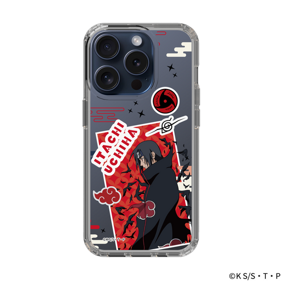 スリムプロテクションケース［ NARUTO -ナルト- 疾風伝 - ステッカー - うちはイタチ ］