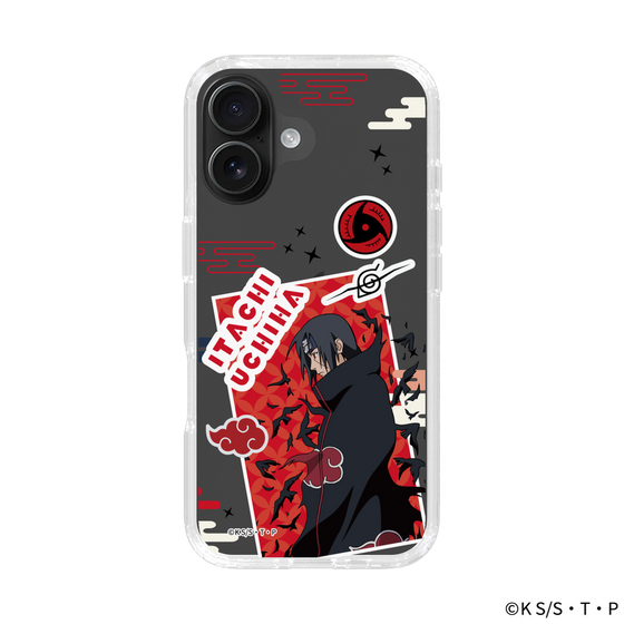 スリムプロテクションケース［ NARUTO -ナルト- 疾風伝 - ステッカー - うちはイタチ ］