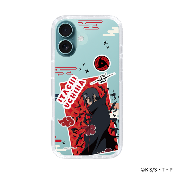 スリムプロテクションケース［ NARUTO -ナルト- 疾風伝 - ステッカー - うちはイタチ ］