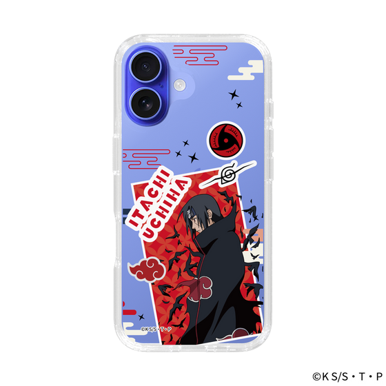 スリムプロテクションケース［ NARUTO -ナルト- 疾風伝 - ステッカー - うちはイタチ ］