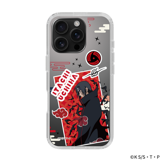 スリムプロテクションケース［ NARUTO -ナルト- 疾風伝 - ステッカー - うちはイタチ ］