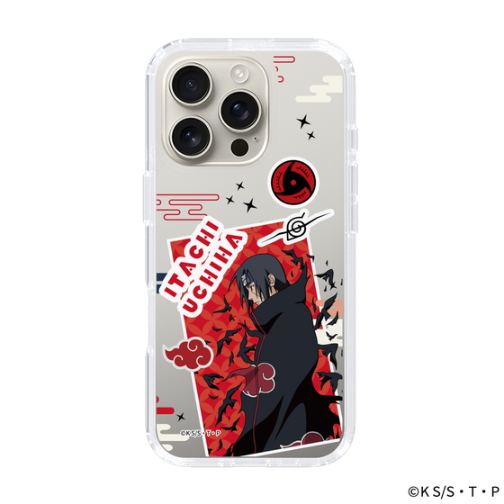 スリムプロテクションケース［ NARUTO -ナルト- 疾風伝 - ステッカー - うちはイタチ ］