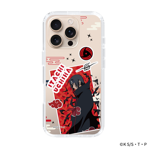 スリムプロテクションケース［ NARUTO -ナルト- 疾風伝 - ステッカー - うちはイタチ ］