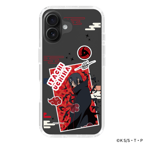 スリムプロテクションケース［ NARUTO -ナルト- 疾風伝 - ステッカー - うちはイタチ ］