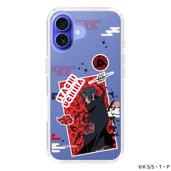 スリムプロテクションケース［ NARUTO -ナルト- 疾風伝 - ステッカー - うちはイタチ ］