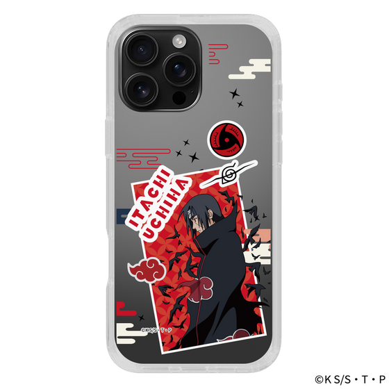 スリムプロテクションケース［ NARUTO -ナルト- 疾風伝 - ステッカー - うちはイタチ ］