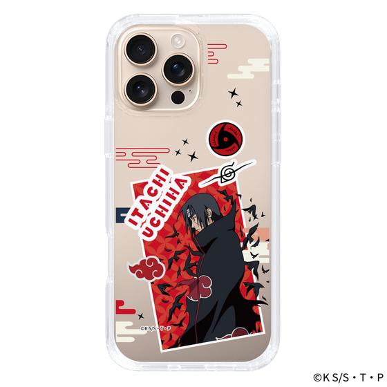 スリムプロテクションケース［ NARUTO -ナルト- 疾風伝 - ステッカー - うちはイタチ ］