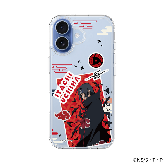 スリムプロテクションケース［ NARUTO -ナルト- 疾風伝 - ステッカー - うちはイタチ ］