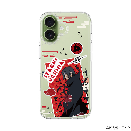 スリムプロテクションケース［ NARUTO -ナルト- 疾風伝 - ステッカー - うちはイタチ ］