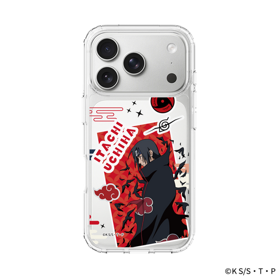 スリムプロテクションケース［ NARUTO-ナルト- 疾風伝 - ステッカー - うちはイタチ ］