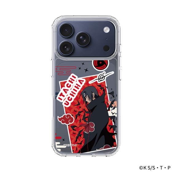 スリムプロテクションケース［ NARUTO -ナルト- 疾風伝 - ステッカー - うちはイタチ ］