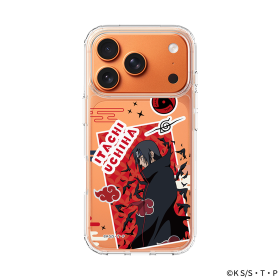 スリムプロテクションケース［ NARUTO -ナルト- 疾風伝 - ステッカー - うちはイタチ ］